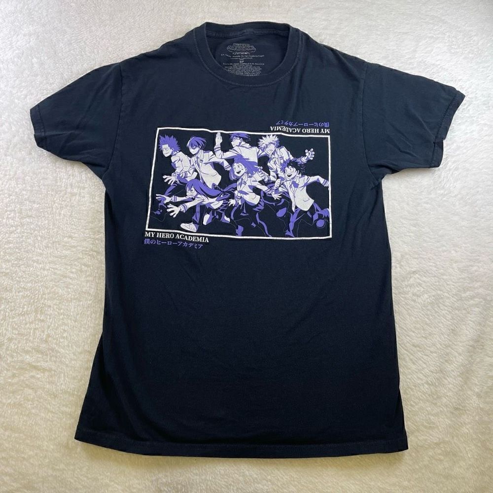 Small Black My Hero Academia T-Shirt